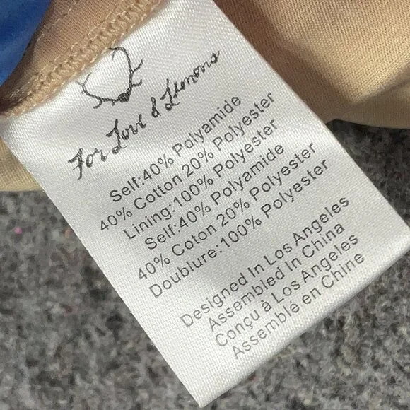 FOR LOVE AND LEMONS Temecula mini dress in Wine size XS - Picture 7 of 7